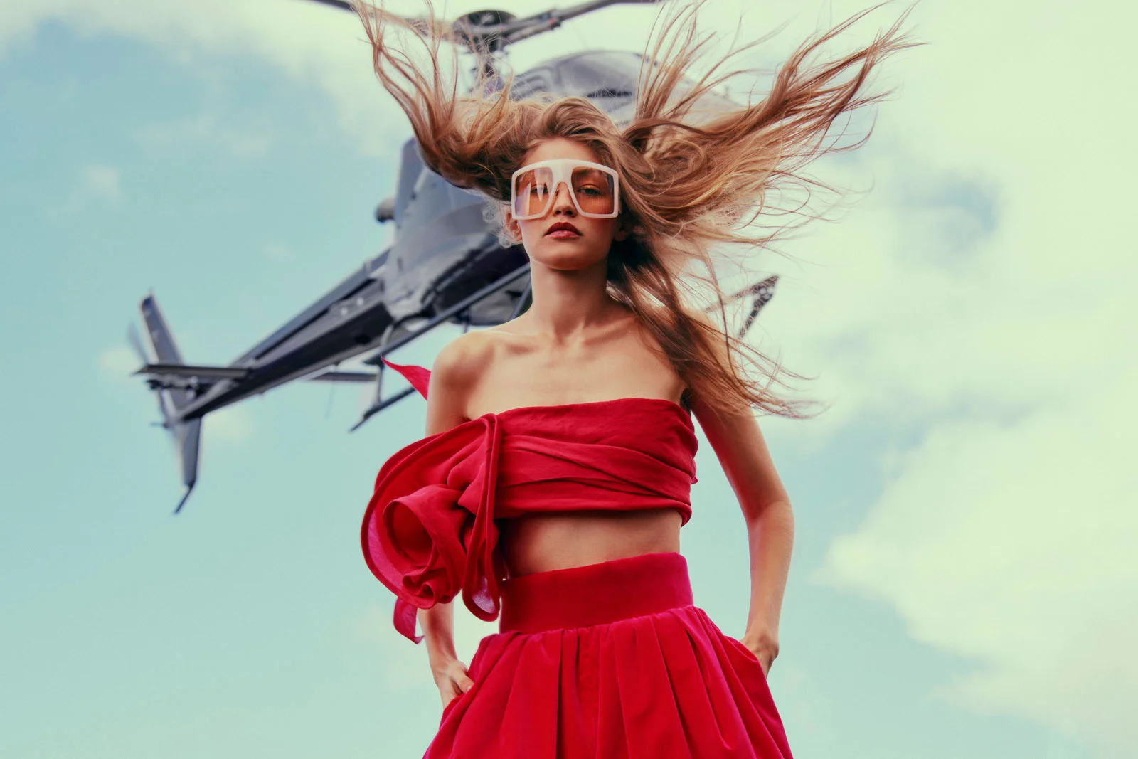 Gigi Hadid Is Alluring Rio Beach Beauty Covering ELLE US March